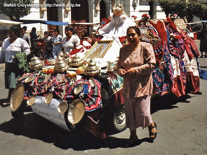 Sucre - Festividad Guadalupe Processions and parades in honour of the virgin of Guadalupe in the old colonial town Sucre. Stefan Cruysberghs